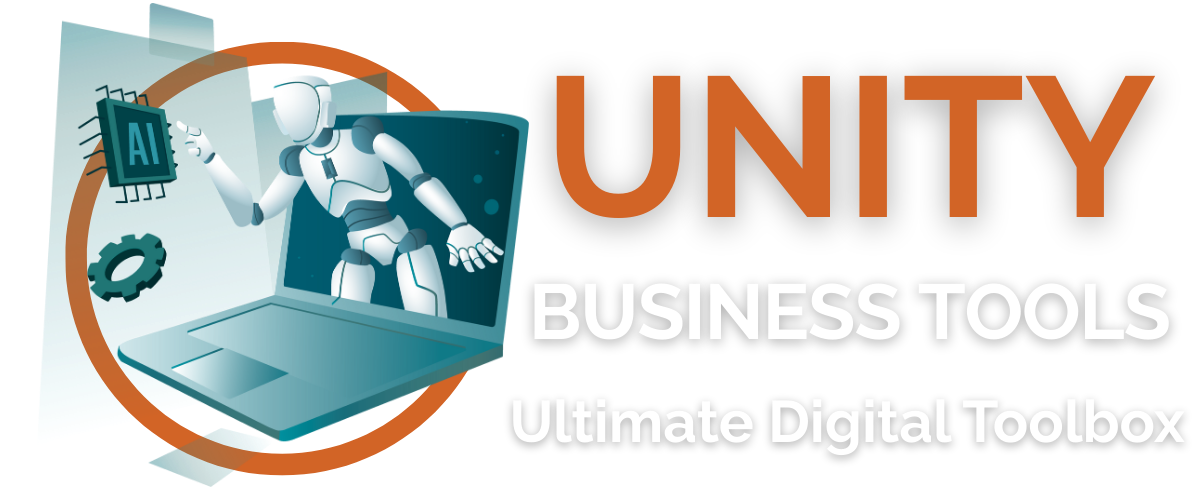 UnityBusiness Tools logo - white